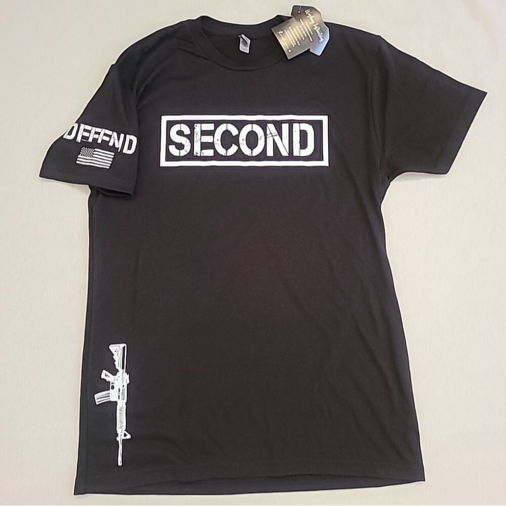 Nwt Second Amendment Right T-Shirt Men Medium Bla… - image 1